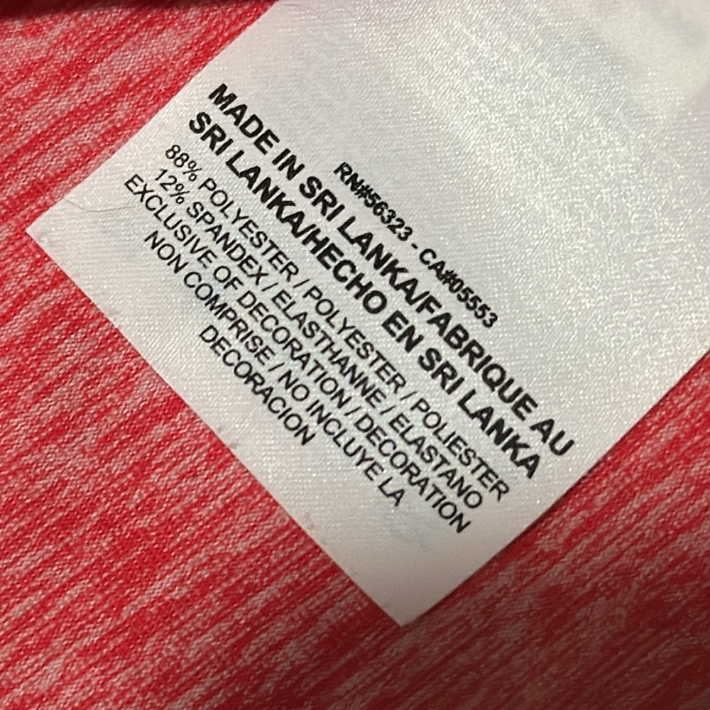 Like New-Worn 1x-Wmns Nike 1/4 Zip DriFit Top-Sz M-Orange Coral Color- - Picture 15 of 15
